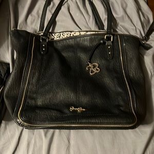 Large black Jessica Simpson Celina Tote purse